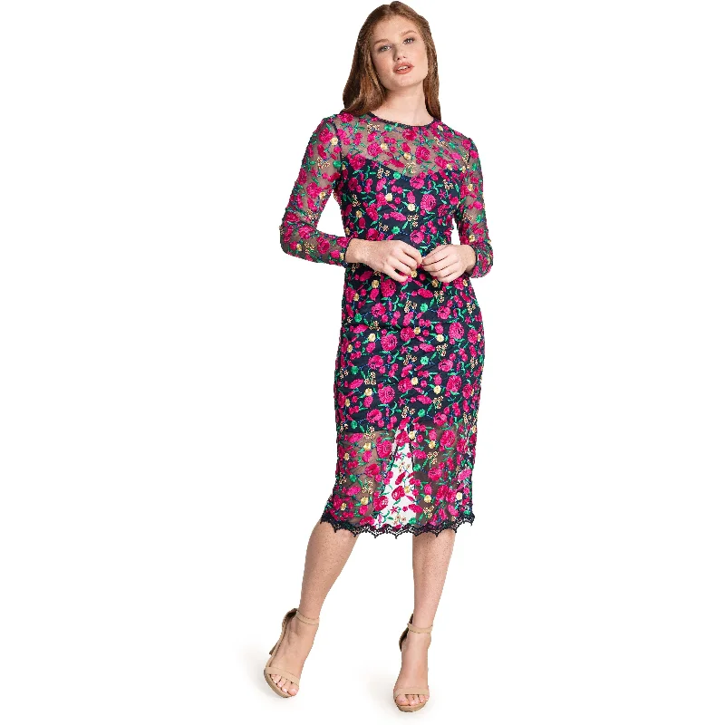 Sophia Floral Embroidered Dress