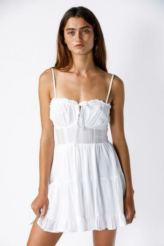 Koa White Sundress